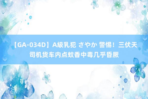 【GA-034D】A級乳犯 さやか 警惕！三伏天司机货车内点蚊香中毒几乎昏厥