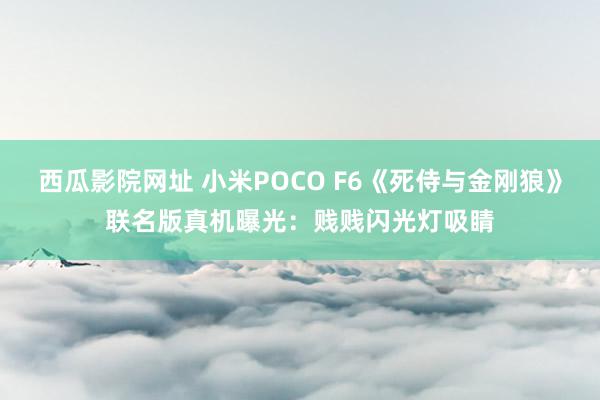 西瓜影院网址 小米POCO F6《死侍与金刚狼》联名版真机曝光：贱贱闪光灯吸睛