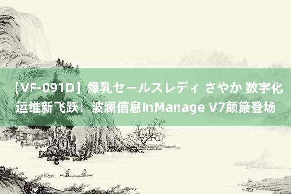 【VF-091D】爆乳セールスレディ さやか 数字化运维新飞跃：波澜信息InManage V7颠簸登场