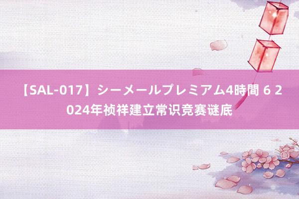 【SAL-017】シーメールプレミアム4時間 6 2024年祯祥建立常识竞赛谜底